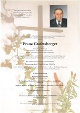 Franz Grafetsberger, verstorben am 13. Juli 2014
