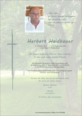Herbert Haidbauer, verstorben am 11. September 2021