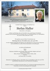 Stefan Haller, verstorben am 16. November 2021