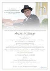 Augustin Kössler, verstorben am 16. Jänner 2026