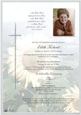 Edith Kohout, verstorben am 18. Juli 2026