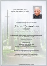 Johann Latzelsberger, verstorben am 22. Juni 2019