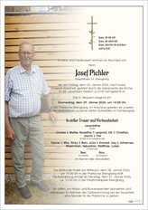 Josef Pichler, verstorben am 23. Jänner 2026
