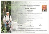 Josef Pleimer, verstorben am 11. April 2022