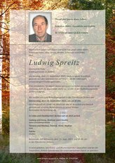 Ludwig Spreitz, verstorben am 13. September 2021