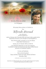 Elfriede Sternad, verstorben am 09. November 2019