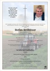Stefan Strbitzer, verstorben am 20. Mai 2025