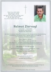 Helmut Ziervogl, verstorben am 24. September 2023