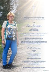 Ilse Absenger , verstorben am 09. Jänner 2026